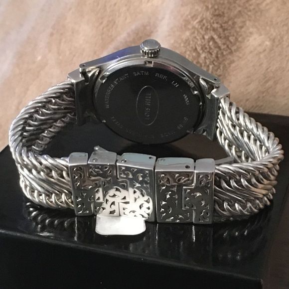 LOIS HILL Watch Pink Face Automatic Sterling Band - Picture 14 of 16